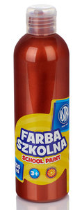 Ilustracja Astra Farba Szkolna 250 ml - Metaliczna Miedziana 301217035
