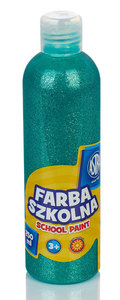 Ilustracja Astra Farba Szkolna 250 ml - Brokatowa Zielona 301217041