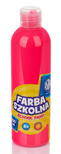 Ilustracja Astra Farba Szkolna 250 ml - Fluorescencyjna Różowa 301217032
