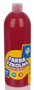 Ilustracja Astra Farba Szkolna 1000 ml - Czerwona Ciemna 301217044
