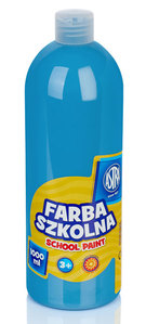 Ilustracja produktu Astra Farba Szkolna 1000 ml - Niebieska 301217047