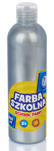 Ilustracja produktu Astra Farba Szkolna 250 ml - Metaliczna Srebrna 301217034