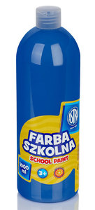 Ilustracja Astra Farba Szkolna 1000 ml - Niebieska Ciemna 301217048