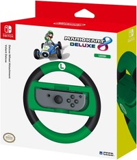 Ilustracja produktu HORI Switch Kierownica MK8 Deluxe Racing Wheel Luigi