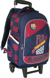 Ilustracja produktu FC Barcelona Plecak Szkolny Na Kółkach FC-79 Barca Fan 4