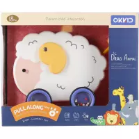 Ilustracja produktu Mega Creative Zabawka Do Ciągnięcia Owieczka 483013