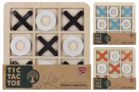 Ilustracja produktu Mega Creative Gra Kółko i Krzyżyk Drewniana Wood 552133