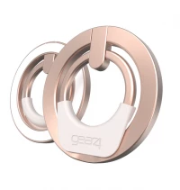 Ilustracja produktu Gear4 Snap Ring - magnetyczny uchwyt do iPhone 12/13/14 kompatybilny z MagSafe (rose gold)