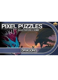 Ilustracja produktu Pixel Puzzles Illustrations & Anime - Jigsaw Pack: Dragons (DLC) (PC) (klucz STEAM)
