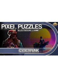 Ilustracja produktu Pixel Puzzles Illustrations & Anime - Jigsaw Pack: Cyberpunk (DLC) (PC) (klucz STEAM)