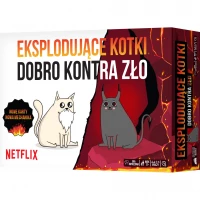 Ilustracja Eksplodujące Kotki: Dobro kontra Zło