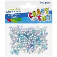 Ilustracja produktu Craft With Fun Ozdoba Dekoracyjna Koraliki Perłowe 521619