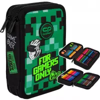 Ilustracja produktu CoolPack Jumper 2 Piórnik Dwukomorowy Z Wyposażeniem Game Zone F066826