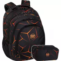 Ilustracja produktu CoolPack Zestaw Szkolny 2el. Plecak Drafter Lava F010749 + Piórnik F105749