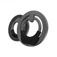 Ilustracja produktu Gear4 Snap Ring - magnetyczny uchwyt do iPhone 12/13/14 kompatybilny z MagSafe (czarny)