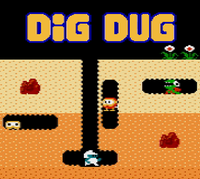 Ilustracja Dig Dug (3DS) DIGITAL (Nintendo Store)