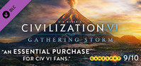 Ilustracja Sid Meier's Civilization VI: Gathering Storm PL (DLC) (PC) (klucz STEAM)