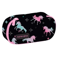 Ilustracja produktu AstraBag Piórnik AC6 Saszetka Usztywniona Unicorn Squad 503024050