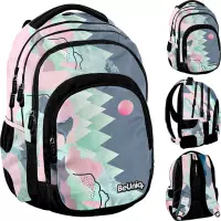 Ilustracja produktu BeUniq Plecak Szkolny Mountains  BU25PE-2706