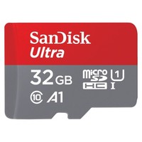 Ilustracja produktu SanDisk MICRO SD 32GB ULTRA (microSD HC) 120MB/s C10, A1 UHS-I +SD ADAP.