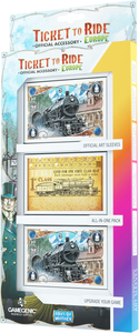 Ilustracja Gamegenic: Ticket to Ride - Europe Art Sleeves (58 x 90 mm) - Koszulki na Karty