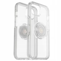 Ilustracja produktu OtterBox Symmetry Clear POP - obudowa ochronna z PopSockets do iPhone 13 (przezroczysta)