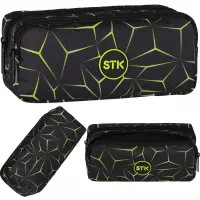 Ilustracja Starpak Piórnik Szkolny Saszetka Podwójna Geometric 553008