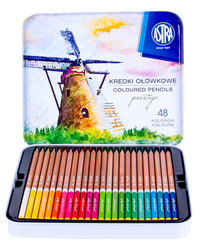 Ilustracja produktu Astra Prestige Kredki Ołówkowe Drewno Cedrowe 48 kolorów 312121003