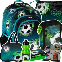 Ilustracja Starpak Zestaw Szkolny el. Football Plecak 469308 + Piórnik 485877 + Worek 469315 Torba 486114 + Zestaw Sniadaniowy 447910