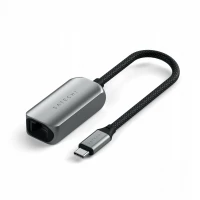 Ilustracja produktu Satechi Ethernet Adapter - adapter USB-C 2.5 do Ethernet (space gray)