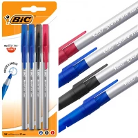 Ilustracja produktu Bic Długopis ze Skuwką Round Stic Exact 4 Sztuki 932858