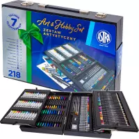 Ilustracja Astra Zestaw Artystyczny Premium Art and Hobby Set 218 el. Walizka 602124001