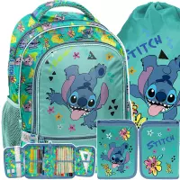 Ilustracja produktu Paso Zestaw Szkolny 3el. Stitch Plecak DS25DD-260 + Piórnik DS25DD-P001 + Worek DS25DD-712