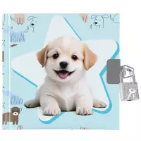 Ilustracja produktu Starpak Pamiętnik Na Kluczyk Cuties Doggy 558506