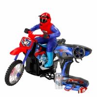 Ilustracja produktu Mega Creative Zdalnie Sterowany Motor z Motocyklistą Ścigacz 502202