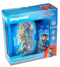 Ilustracja Astra Playmobil Zestaw Śniadaniowy PL-08 Policjant