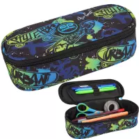 Ilustracja produktu Coolpack Campus Piórnik Tuba Usztywniona z Organizerem Skate Night F062930