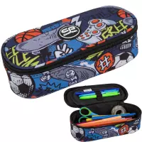 Ilustracja produktu Coolpack Campus Piórnik Tuba Usztywniona z Organizerem Hobby F062929