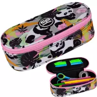 Ilustracja produktu Coolpack Campus Piórnik Tuba Usztywniona z Organizerem Panda Gang F062829