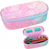 Ilustracja Coolpack Campus Piórnik Tuba Usztywniona z Organizerem Tie Dye F062912