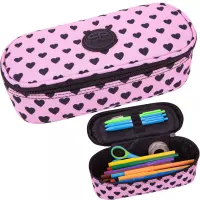 Ilustracja produktu Coolpack Campus Piórnik Tuba Usztywniona z Organizerem Pink Marshmallow F062893