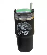 Ilustracja produktu Kubek Podróżny Gracza ze Słomką Xbox - 600 ml