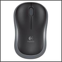 Ilustracja produktu Logitech Myszka Bezprzewodowa Wireless Mouse M185 Swift Grey