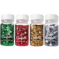 Ilustracja produktu Interdruk Confetti Do Dekoracji 30g Winter 4szt. 337146