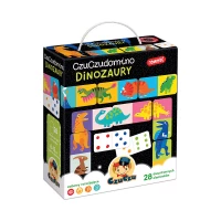 Ilustracja produktu Bright Junior Media CzuCzu Domino Dinozaury