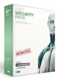 Ilustracja produktu DIGITAL ESET Security Pack (3 PC + 3 smarfony, 1 rok) - KONTYNUACJA - klucz
