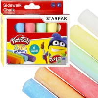 Ilustracja produktu STARPAK Kreda Chodnikowa 6 Kolorów Jumbo Play-Doh 453897
