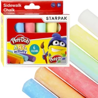 Ilustracja STARPAK Kreda Chodnikowa 6 Kolorów Jumbo Play-Doh 453897