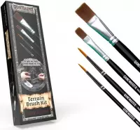 Ilustracja produktu The Army Painter: GameMaster - TerrainBrush Kit - Zestaw 4 Pędzli