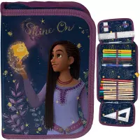 Ilustracja Paso Piórnik Dwuklapkowy z Wyposażeniem Disney Wish DW24WS-P001